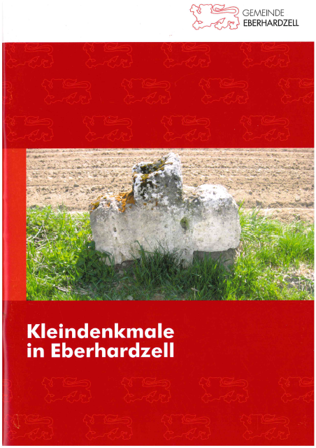Bild der Broschüre: Kleindenkmale