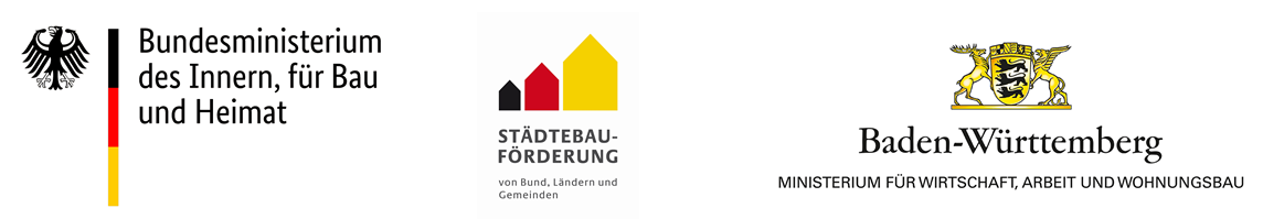 Logo Bundesministerium des Innern, für Bau und Heimat, Städtebauförderung und Ministerium für Wirtschaft Arbeit und Wohnungsbau